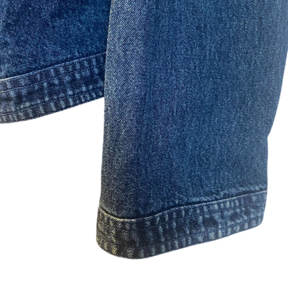 Sara Studio Plus Denim Patchwork And Embroidery J… - image 8